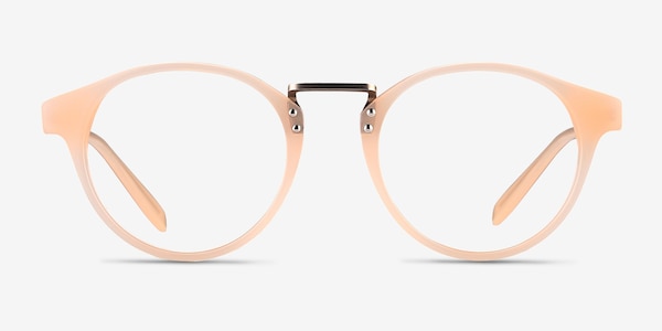 Get Lucky Ivory/Silver Acetate-metal Eyeglass Frames