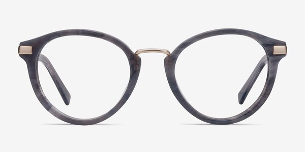 Yuke Dark Gray Acetate-metal Montures de Lunette de vue