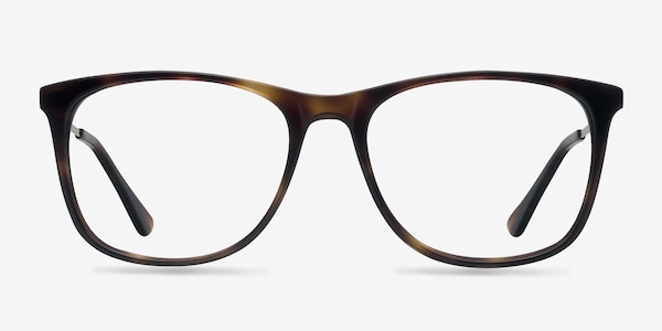 Contrast Écailles Acetate-metal Montures de Lunette de vue