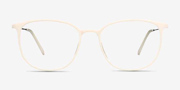 Strike white Plastic-metal Eyeglass Frames