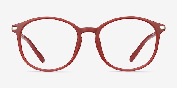 Lindsey Burgundy Plastic-metal Montures de Lunette de vue