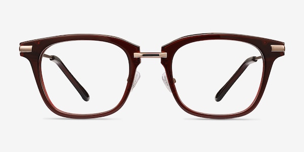 Candela Burgundy Acetate-metal Eyeglass Frames