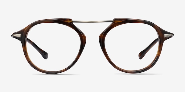 Terminal One Tortoise Bronze Acetate-metal Eyeglass Frames