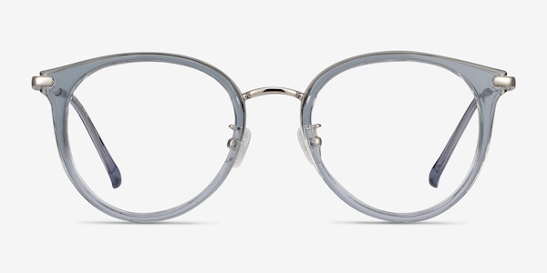 Hollie Blue Plastic-metal Eyeglass Frames