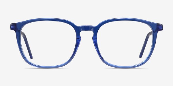 Esquire Blue Acetate-metal Eyeglass Frames