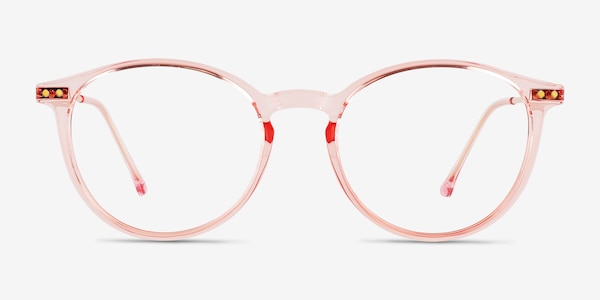 Amity Rose Gold Plastic-metal Montures de Lunette de vue