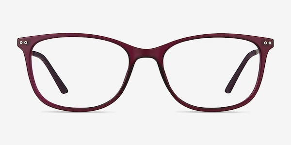 Clarity Purple Plastic-metal Eyeglass Frames