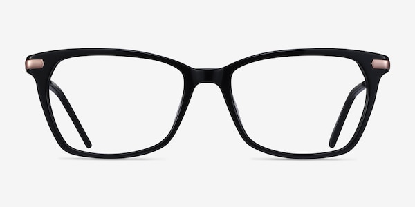Forward Black Acetate-metal Eyeglass Frames