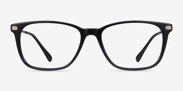 Plaza Black Acetate-metal Eyeglass Frames