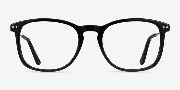 Ratio Black Acetate-metal Eyeglass Frames