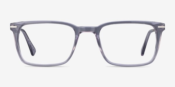 Nox Gris Acetate-metal Montures de Lunette de vue