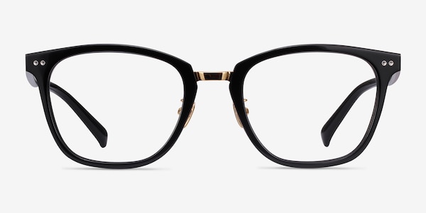 Biblio Black Acetate-metal Eyeglass Frames