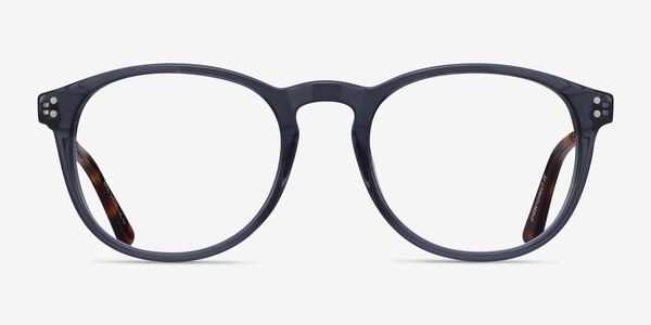 Akio Gris Acetate-metal Montures de Lunette de vue