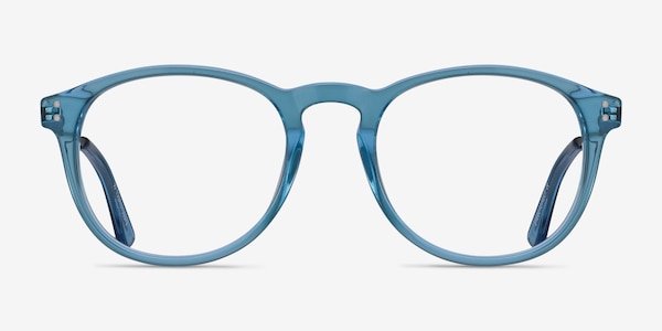 Akio Blue Acetate-metal Eyeglass Frames