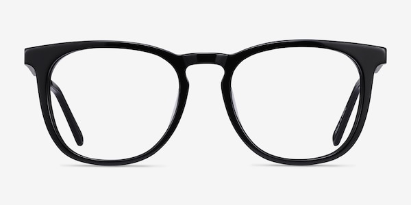 Vibes Black Acetate-metal Eyeglass Frames