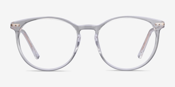 Clever Clear Acetate-metal Eyeglass Frames