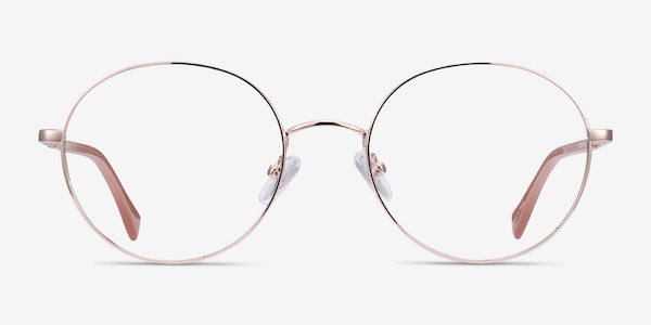 Thea Rose Gold Acetate-metal Eyeglass Frames