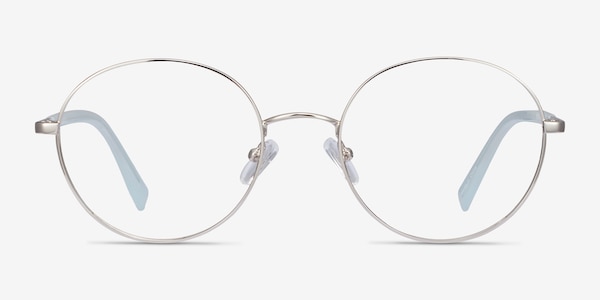 Thea Silver Acetate-metal Eyeglass Frames