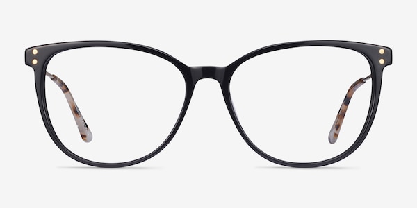 Nebulous Noir Acetate-metal Montures de Lunette de vue