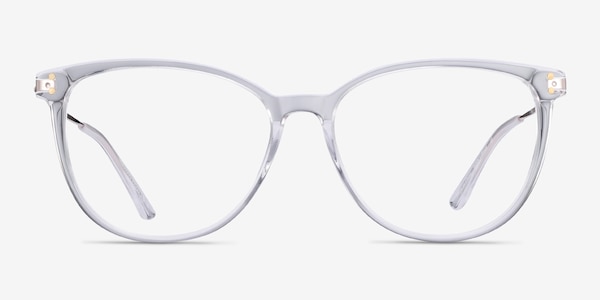 Nebulous Clear Acetate-metal Eyeglass Frames