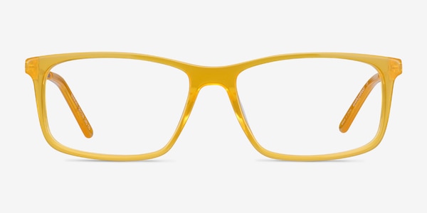 Marvel Yellow Acetate-metal Eyeglass Frames