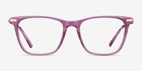 Sebastian Violet Acetate-metal Montures de Lunette de vue