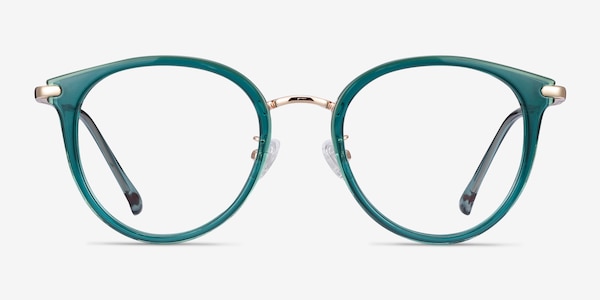 Hollie Teal Plastic-metal Montures de Lunette de vue