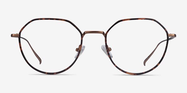 Huxley Tortoise Bronze Metal Eyeglass Frames
