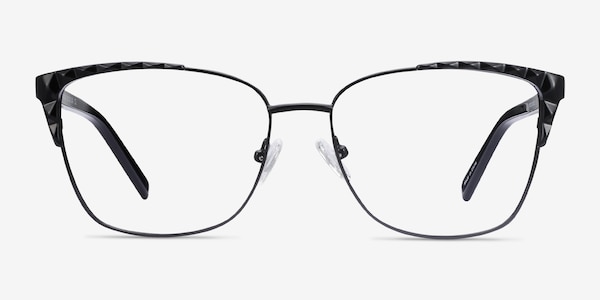 Signora Black Acetate-metal Eyeglass Frames