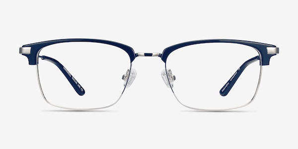 Maxwell Navy Acetate-metal Eyeglass Frames