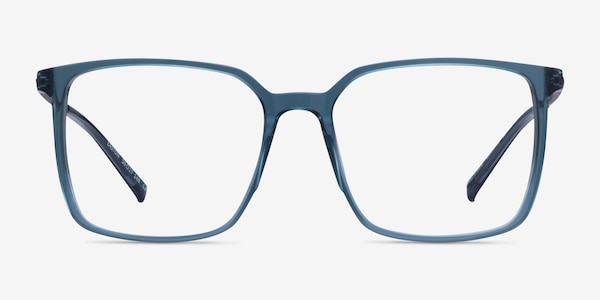 Easton Clear Blue Acetate-metal Montures de Lunette de vue