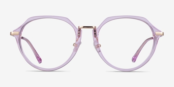 Tamara Clear Purple Acetate Eyeglass Frames