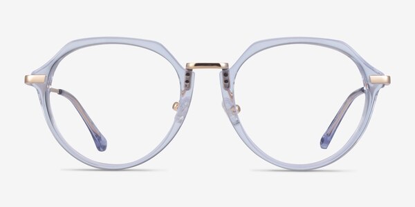 Tamara Clear Blue Acétate Montures de Lunette de vue