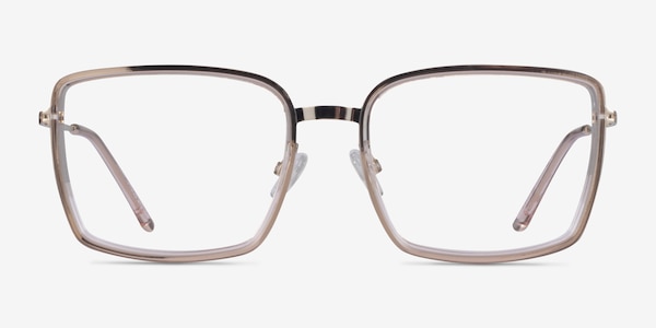 Remi Champagne Gold Acetate Eyeglass Frames