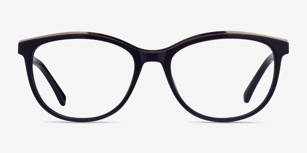 Glam Violet Acetate-metal Montures de Lunette de vue