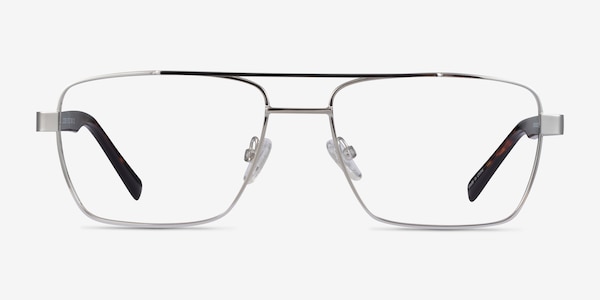 Colton Silver, Clear Blue & Tortoise Acetate Eyeglass Frames