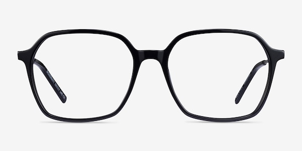 Modernity Black Silver Acétate Montures de Lunette de vue