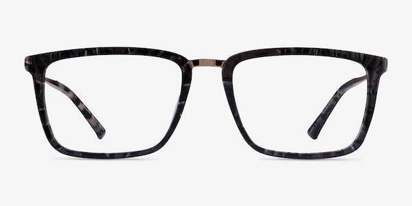 Volume Écaille Noire Acétate Montures de Lunette de vue