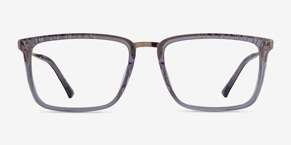 Volume Clear Gray Acétate Montures de Lunette de vue