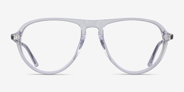 Stratosphere Clear Matte Black Acetate Eyeglass Frames