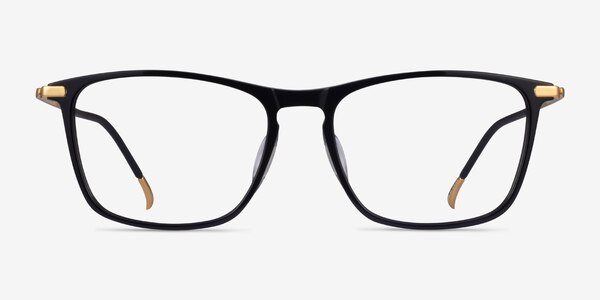 Estuary Black Gold Acetate Eyeglass Frames
