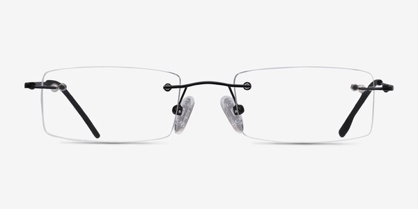 Billings Black Metal Eyeglass Frames