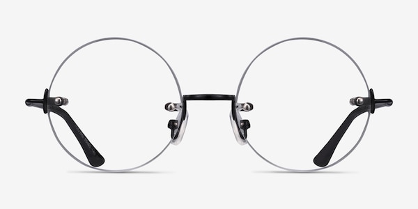 Palo Alto Black Metal Eyeglass Frames