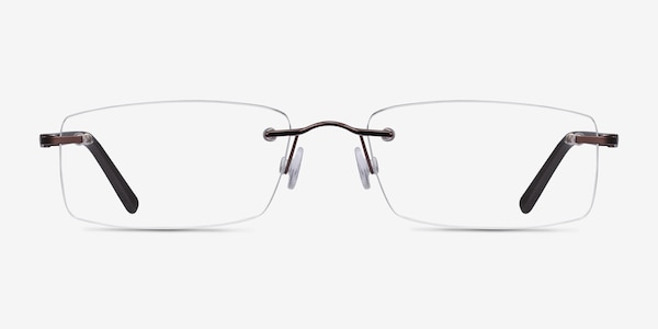 Edison Marron Métal Montures de Lunette de vue