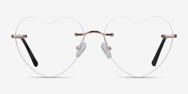 Amore Gold Metal Eyeglass Frames