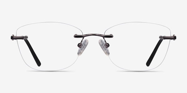 Vince Gunmetal Metal Eyeglass Frames