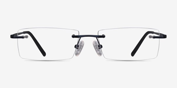 Regis Blue Metal Eyeglass Frames