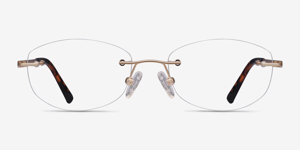 Athena Gold Metal Eyeglass Frames