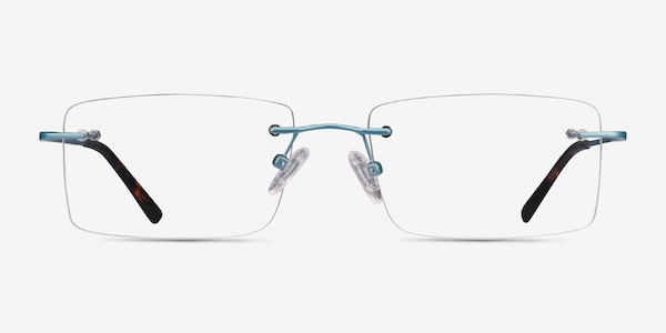 Evolve Blue Metal Eyeglass Frames