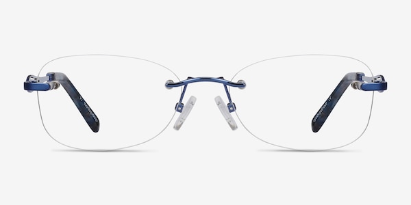 Scene Blue Metal Eyeglass Frames